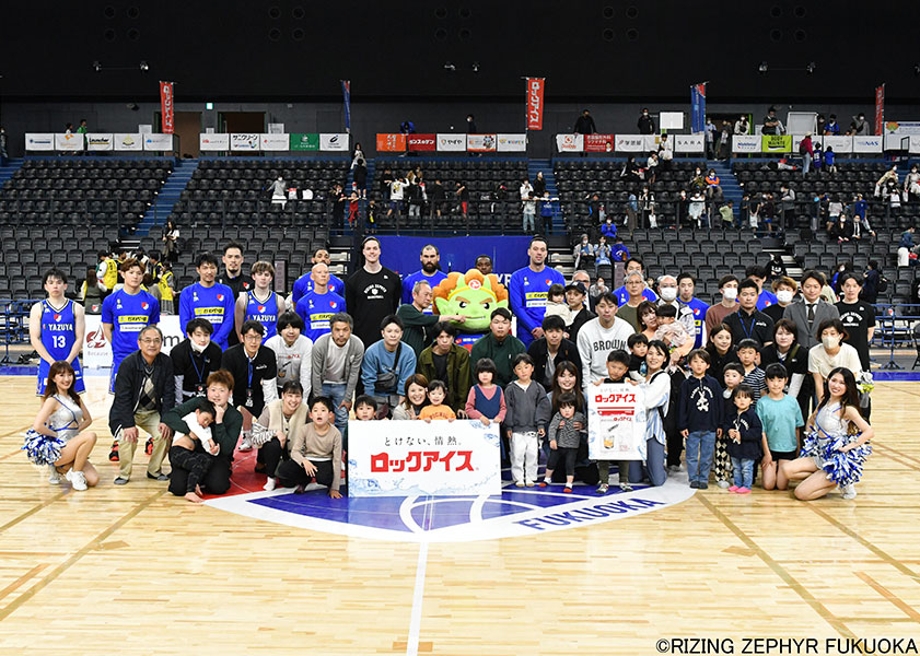「とけない、情熱。ロックアイスⓇ presents ライジングゼファーフクオカVS香川ファイブアローズ」実施